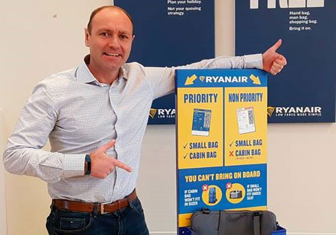 ryanair under seat luggage