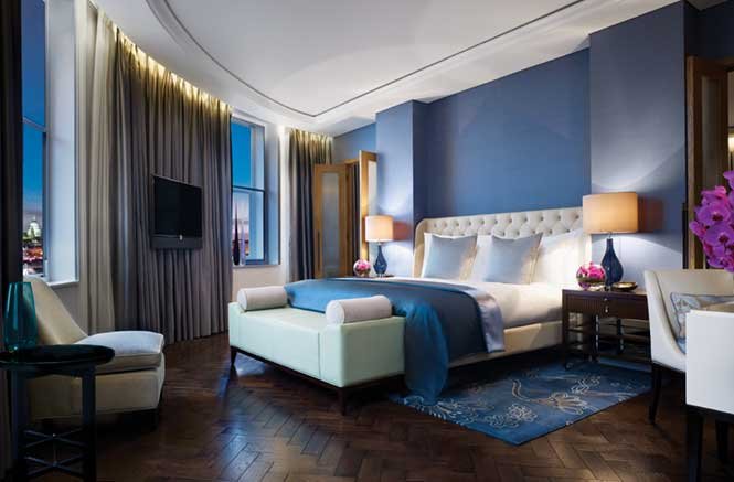 A River Suite Bedroom Corinthia Hotel London