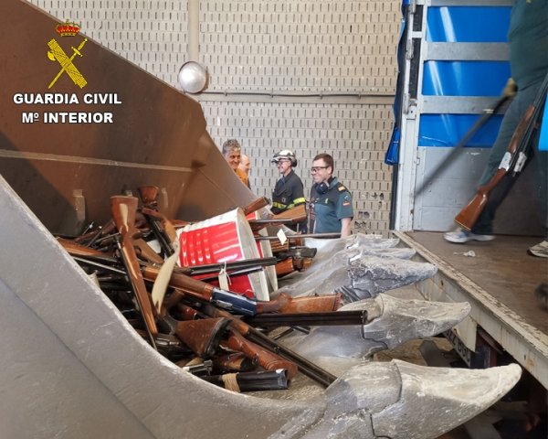 Guardia Civil has destroyed more than 50,000 firearms