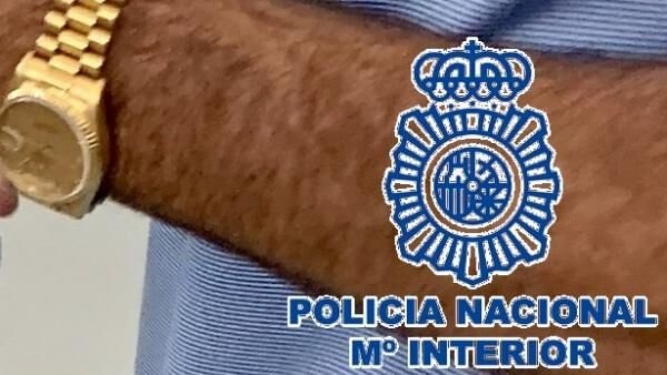 Arrested for claiming Rolex was stolen in Spain