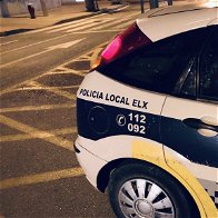 Image of an Elche Local Police vehicle.