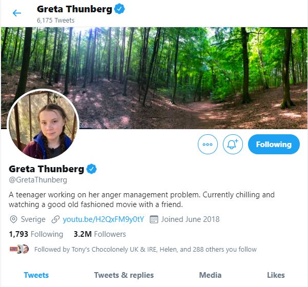 greta thunberg