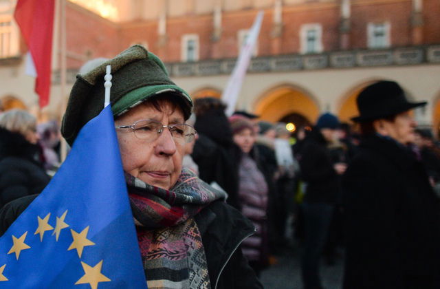 Solidarity With Judges Protest In Krakow