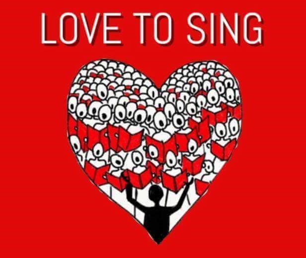 Love to sing cropped logo