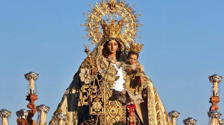 Virgen Del Carmen Festival A Silent Night In Malaga Spain