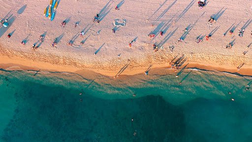marbella malaga spain drones on beaches