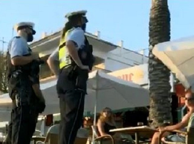 German police Mallorca duty