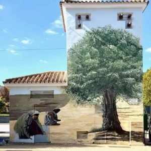 Olive Tree mural