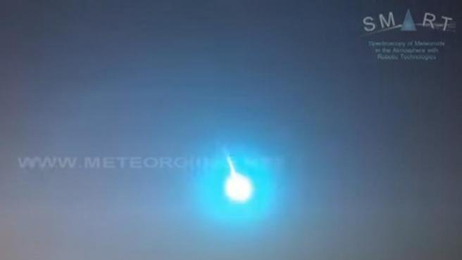Fireball spotted crossing Andalucia at 65,000 km/h
