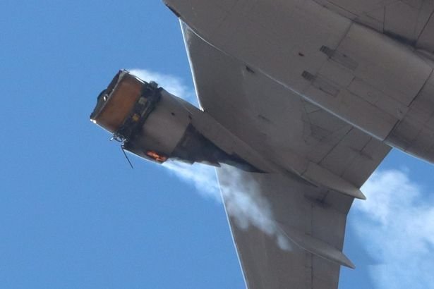 Plane Passengers' Terror As Mid-Air 'Explosion' Causes Jet Engine Parts To Fall Out Of Sky