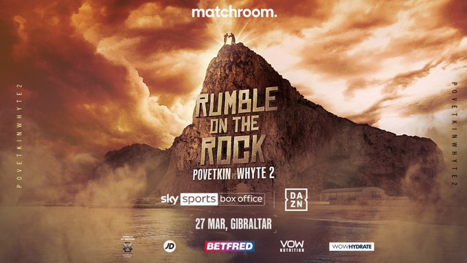 Rumble on the Rock - Povetkin v Whyte at end of March