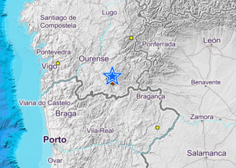 Earthquake hits Galicia, Spain with aftershocks of hundreds of kilometers