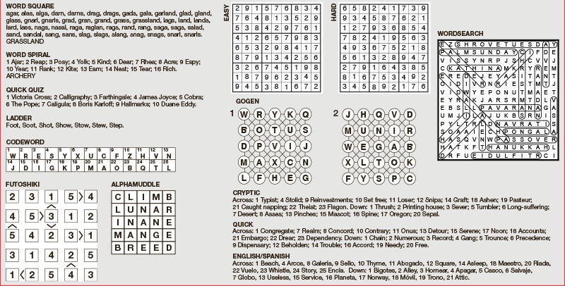 Puzzle Solutions Edition 1871