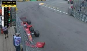 charles leclerc crashes in qualifying