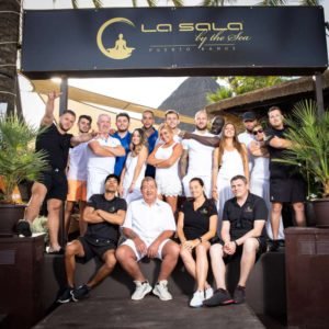 The staff at La Sala by the Sea 