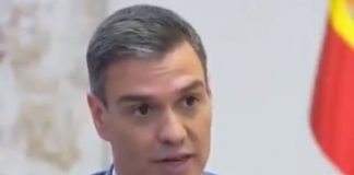 Pedro Sanchez press conference interrupted by real threat from Russia