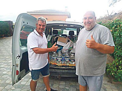 Gray and Julian collected food.