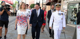 Mr and Mrs Picardo welcomed the new Governor to Gibraltar in 2020