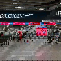 London Luton Airport.