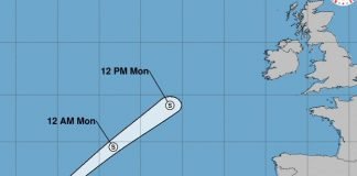 Tropical Storm Wanda barrelling towards Britain