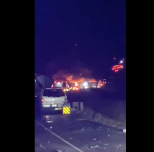 Breaking: Up to 100 vehicles involved in motorway horror pileup in Wisconsin