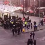 200 strong school fight at bus stop in Edmonton Green