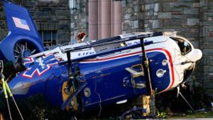 'Miracle' as four passengers survive helicopter crash 