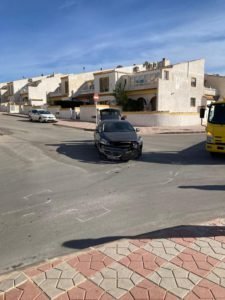 Just in: Another car crash in Gran Alacant