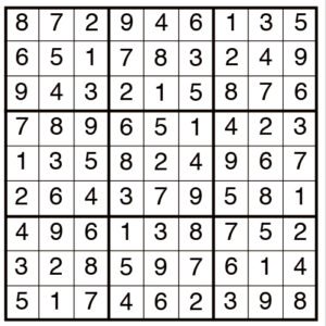 Hard Sudoku 1922