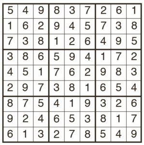 Sudoku Easy 1925