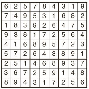 Easy Sudoku 1926