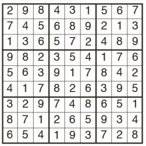 Easy Sudoku 1934