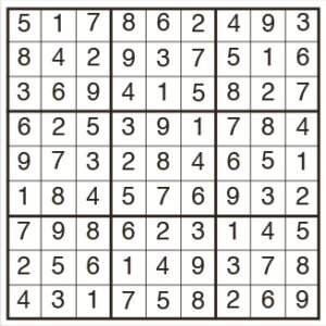 Easy Sudoku 1935