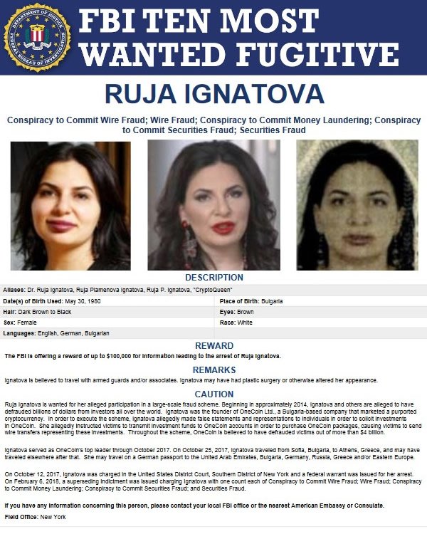 FBI 'Most Wanted' poster