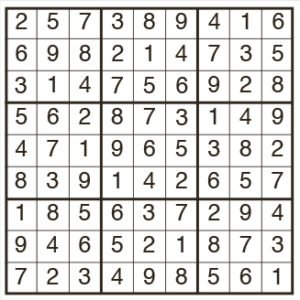 Easy Sudoku 1942