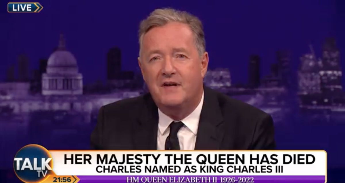 Piers pays beautiful tribute to The Queen “the biggest star of