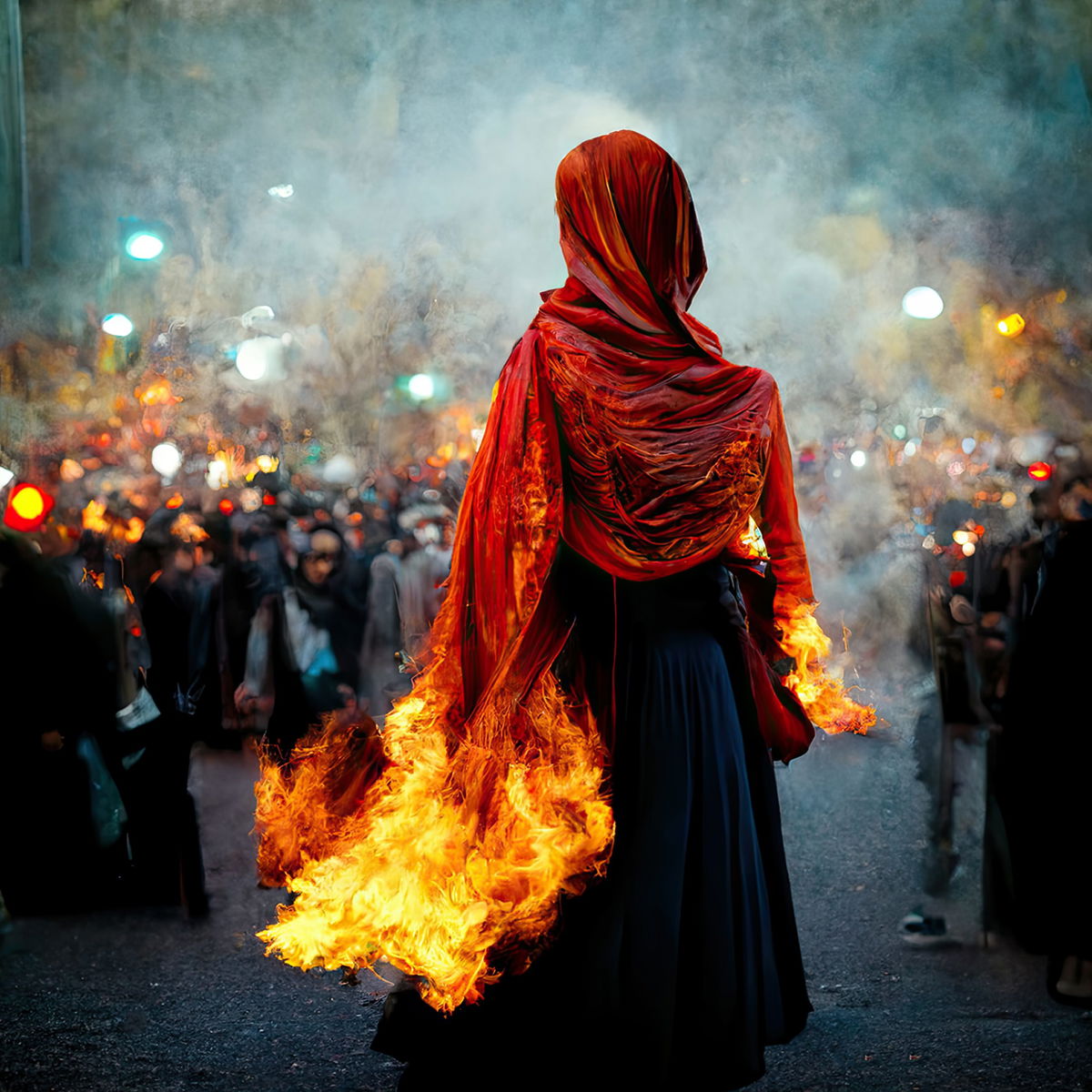 Muslim Women In Iran Removing Hijabs And Cutting Their Hair In Protest ...