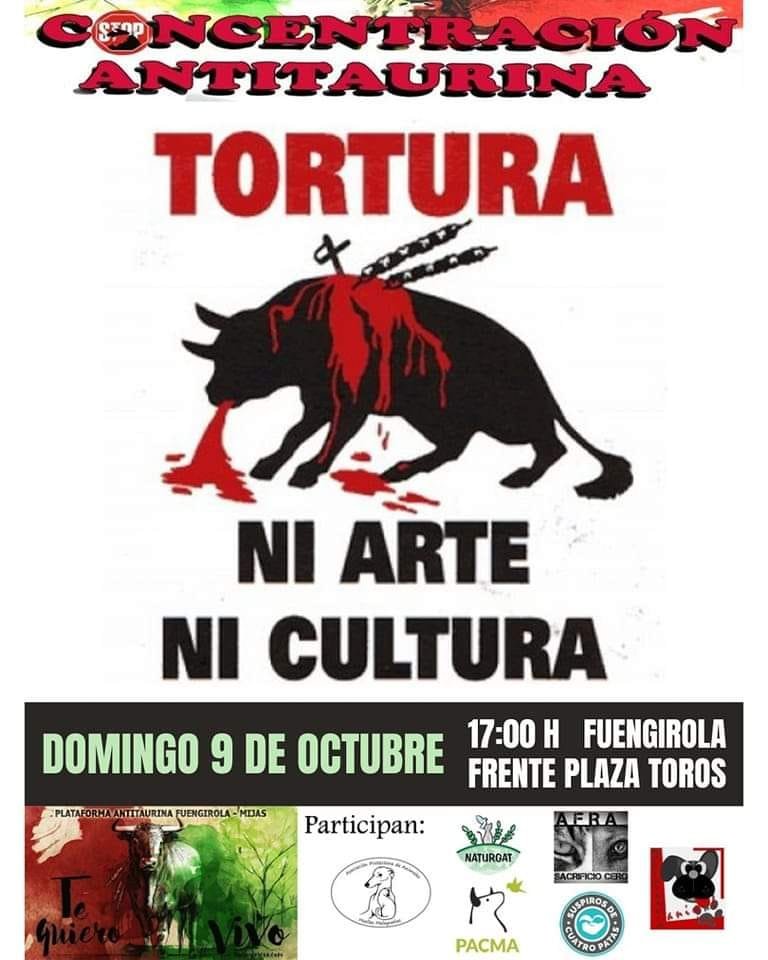 Passionate protesters against bullfights in Spain set to take a stand in Malaga's Fuengirola