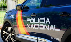 Image of a National Police vehicle in Spain.