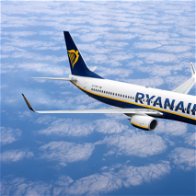 Image of a Ryanair plane.