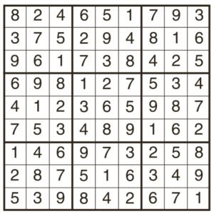 Easy Sudoku 1965
