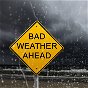 Image of a sign warning of bad weather.