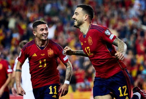 España venció a Noruega en Málaga en las eliminatorias de la Eurocopa 2024