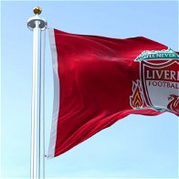 Image of Liverpool FC flag.