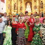 People in traditional dress in el rocio