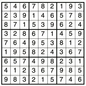 Easy Sudoku 1976