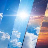 Spring temperatures in January 