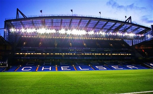 Image of Chelsea's Stamford Bridge stadium.