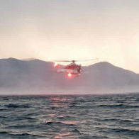Image of Vigili del Fuoco emergency services at Lake Maggiore.