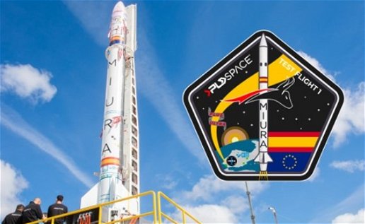 Image of the PLD Space rocket 'Miura 1'.